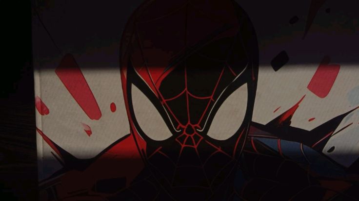 Miles Morales in the dark